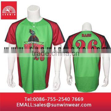 new sports design custom made baseball jerseys