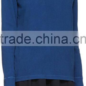 Custom Made Rib Knit Stretch Cotton Polyester Blended Turtleneck Pullover photo-2