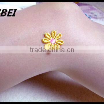 Handmade Lace Socks Colorful Flowers Pearl Rhinestone Anti-hook Wire Pantyhose Stockings photo-3