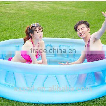 INTEX Soft Blue Inflatable Pool Swimming Pool photo-3