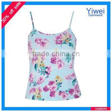 Classical Flower Sexy Women Tank Top,Singlet