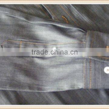 2016 Custom Men Cotton Denim Shirts photo-3