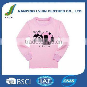 Girls Pajamas, Ladybug Kids Sleepwears Cotton 2-7 Years Little Girls Pjs Sets photo-2