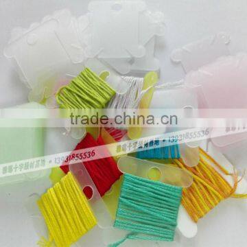 2016 Embroidery Plastic Card Winding Bobbin Threads Card