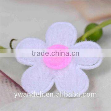 Lots 100pcs Felt Padding Flower, Craft Sewing Trims Padding Flower, Applique DIY Wedding Padding Flower photo-3