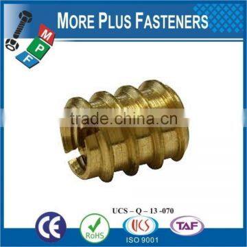 Made in Taiwan Brass Standard Stainless Steel Threaded Zinc Plated Wood Insert Nut photo-6