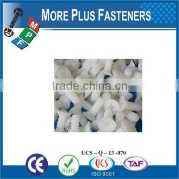 Made in Taiwan High Quality Phillips Flat Head Screws for Plastic Nylong Screws photo-3