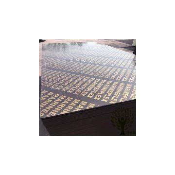 Yelintong good quality 18mm brown film faced formwork plywood more than 16 times reused
