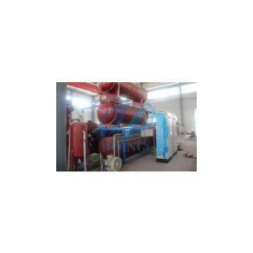 Continuous waste tyre pyrolysis plant