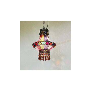 Flush Mount 1 Light Classical Droplight Restoring Ancient Ways Antique Brass Spray Lacquer Glass Metal