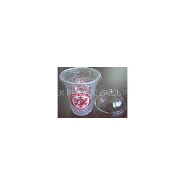 400ml Disposable Smoothie Cups , Plastic Bubble Tea Cups 12oz