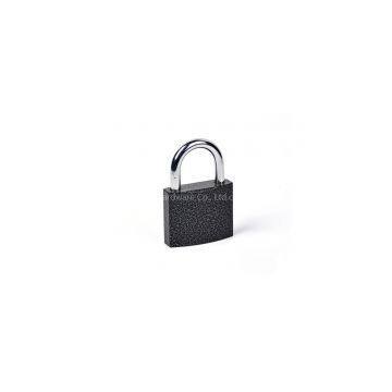 Black Plastic Painted Padlock