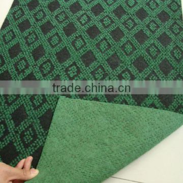 100%polyester neddle punched nonwoven double jacquard carpet