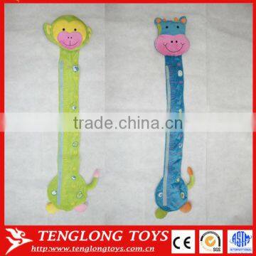 Cartoon Height Charts Baby Growth Recording Animal shaped plush Height Chart