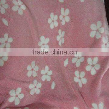 100% Polyester Printed Coral Fleece Fabric/cssj-013