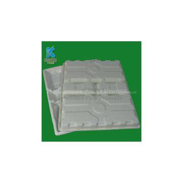 Biodegradable paper pulp tray,electronic packaging method,environmental