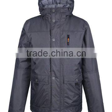 Waterproof and Windproof Mens' Quilted Winter Jacket
