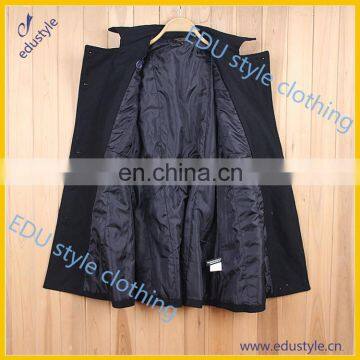 2017 Hot Selling Black Wool Coats Unisex Winter Clothes photo-3