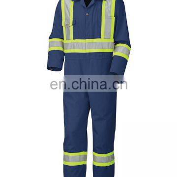 High Performance Orange Fire Retardant Nomex Coverall With Safety Reflective Strip Used in Aviation photo-3