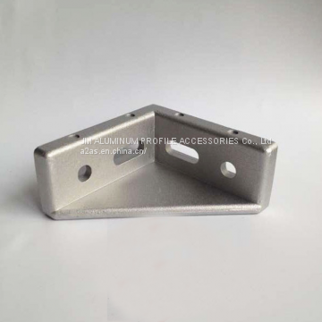 Al-Alloy Material Angel Bracket for 40s Aluminum Profile