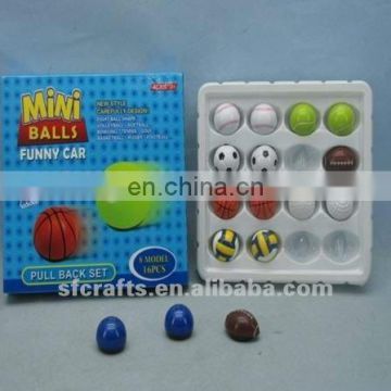 Funny mini pull back ball toys