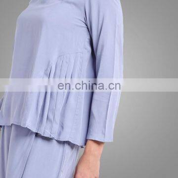 OEM Manufactory Plain Baju Kurung Malaysia Women Clothing Baju Melayu for Ladies photo-6