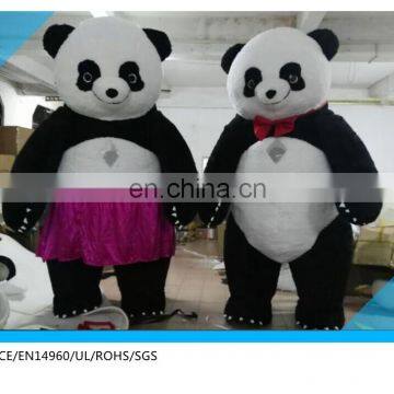 3 meter high 10 feet dancing panda costume ,lovely boy and girl panda mascot costume