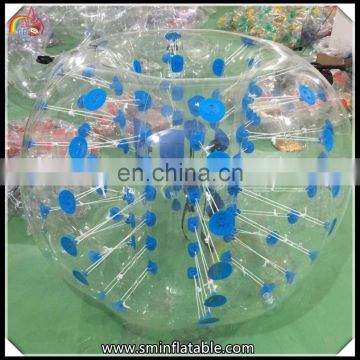 Hot selling inflatable human sumo bumper ball,human inflatable knocker ball,clear inflatable bouncy ball for adult