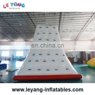 Hot Water Climbing Wall , Inflatable Ice Mountain For Water Games