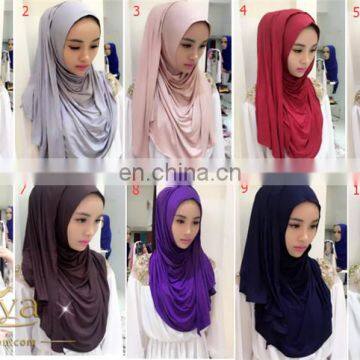 Muslim tudung hijab free size Islamic shawl muslim women shawl online wholesale