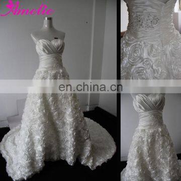 Beaded Flower Skirt Sweetheart Alibaba Wedding Dress