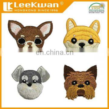 dog iron on patch, dog patches small patch, embroidered animal patches