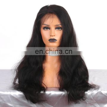 natural full lace human hair wig