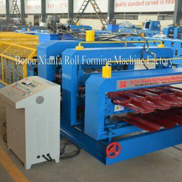 Double Glazed Tile And Trapezoidal Roll Forming Machine