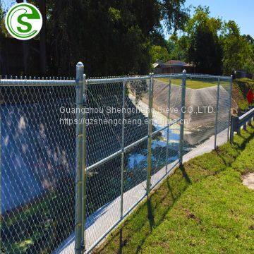 Iron and Steel Fence Chain Link Diamond Wire Mesh Fence Price photo-3