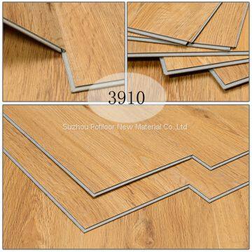 PVC flooring sheet tiles slotted click lock 3.5mm thickness 0.3mm wear layer