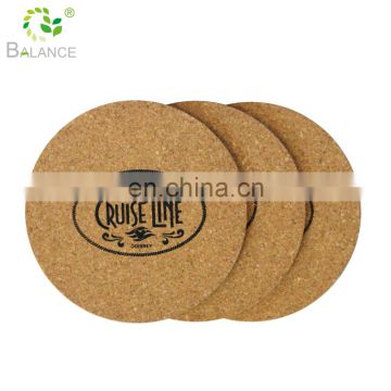 cork promotional coasters