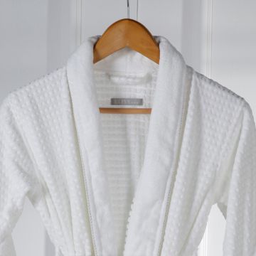 Eliya luxury hotel spa women custom logo cotton waffle robe