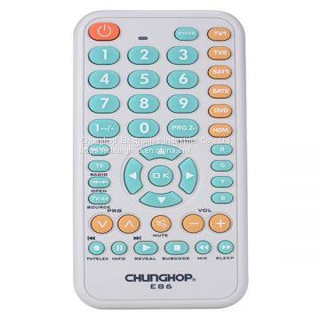 E86 6 in 1 Universal Infrared Remote Control for TV SAT DVD HOM photo-4