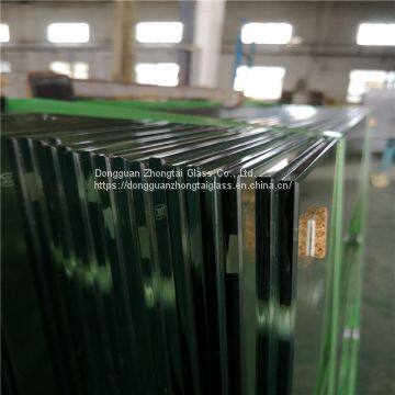 Glass factory supply 13.14 ,13.52mm tempered laminated glass