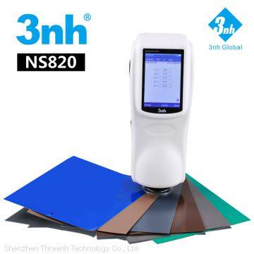 3NH D/8° Spectro Colorimeter 4mm Aperture Accurate Color Analyzer for Cloth Metal Liquid Masterbatch