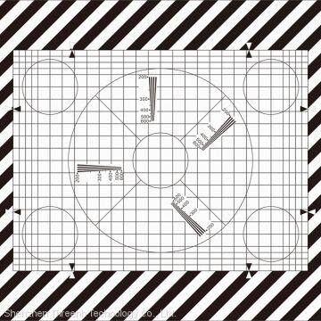 Sine Image Grid Test Chart Grid Lines Chart Distortion Chart for TV Cameras