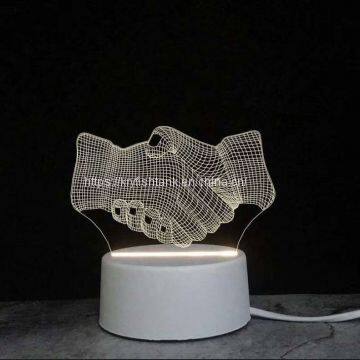 LED 3D night light LED lamp 3D LED desk lamp