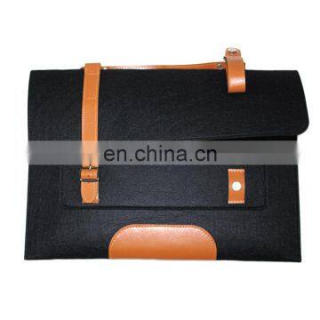 Multifunctional Eco Friendly Designer Bags Laptop Sleeve Custom Felt Bag photo-6