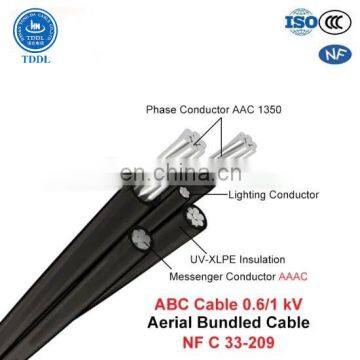 ABC Cable Bundle Assembled Cores for Overhead Systems of Rated Voltage 0.6/1kV NFC 33-209 photo-3