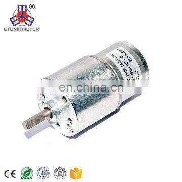 27mm high torque 12v dc for gas meter valve zheng geared motor