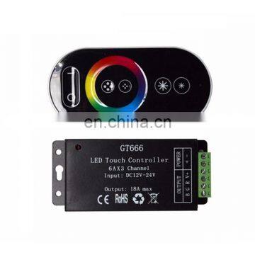 Wireless RF Touch Panel RGB LED Controller With 8Keys Remote for 5050 RGB LED Strip Light DC12-24V photo-6