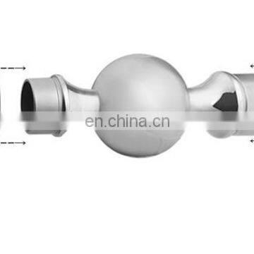 Customized Satin/Mirror Staircase Handrail 304 Stainless Ball Joint Connector Handrail Parts photo-5