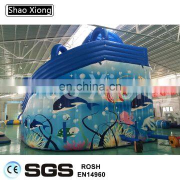 Cheap Commercial Grade Backyard Double Slide Pool Inflatable Water Slide Slides for Adults photo-4