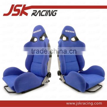 UNIVERSAL STYLE HALF CARBON FIBER BOTTOM RACING SEAT BLUE FOR BRIDE SPQ(JSK320153)